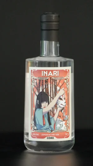 Bottiglia di INARI Japanese Dry Gin di CORE Distillery