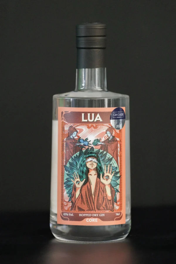 LUA Hopped Dry Gin – bottiglia Bottiglia di LUA Hopped Dry Gin di CORE Distillery