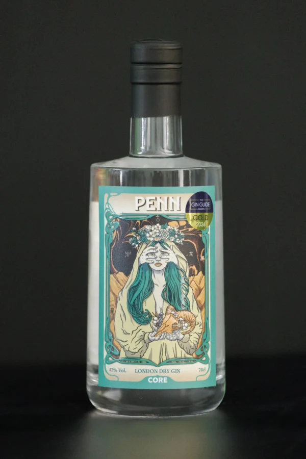PENN London Dry Gin – bottiglia Bottiglia di PENN London Dry Gin di CORE Distillery